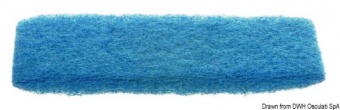 Osculati 36.566.02 - Абразивная губка YACHTICON среднее воздействие 260x115 мм синяя 