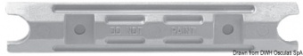 Osculati 43.254.11 - Алюминиевый анод-планка для Yamaha и Mariner 25/100 л.с 