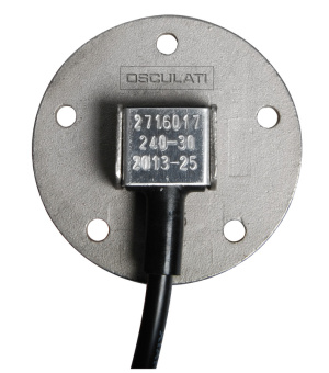 Osculati 27.161.40 - Вертикальный датчик уровня топлива и воды с фланцем S5 на 5 отверстий 400мм 0-190Ом 12/24В из нержавеющей стали AISI316