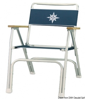 Osculati 48.353.01 - Пляжный раскладной стул темно-синий 