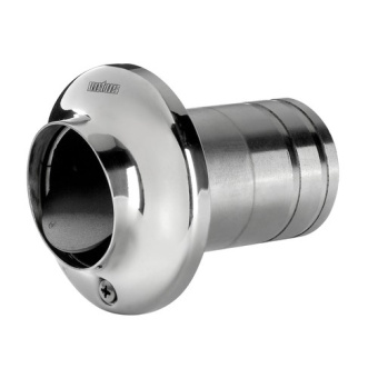 Vetus TRC40SV Stainless steel (AISI 316) transom exhaust connection with check valve Ø 40 mm