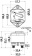 Osculati 02.710.22 - Влагозащищенный врезной автоматический выключатель 120 А для защиты лебедок и подруливающих устройств
