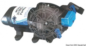 Osculati 16.206.12 - Самовсасывающая автоматическая помпа FLOJET 7,5 л/мин 12 В 1,9 А для пресной воды