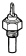 Osculati 27.812.00 - Датчик температуры масла 70° - 120°C, 1/4 x 18NPT, полюса - изолированные, с индикацией 