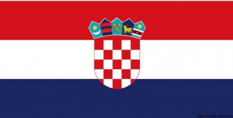Osculati 35.457.01 - Флаг Хорватии гостевой 20х30 см 