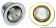 Osculati 13.501.10 - Встраиваемый галогенный точечный светильник 12В 20Вт полированная латунь 