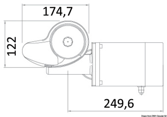 Osculati 02.401.24 - Italwinch Smart лебедка 700 Вт 12 В - 8 мм низкая
