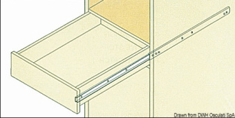 Osculati 38.272.14 - Направляющая из нержавеющей стали 350x27x9.5 мм 23 кг