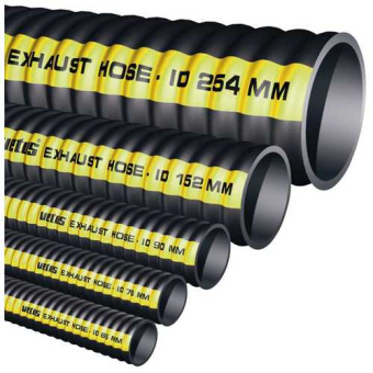 Vetus SLANG75 Rubber exhaust hose, Ø 76 mm internal (3") (coil of 20 m). (price per m)