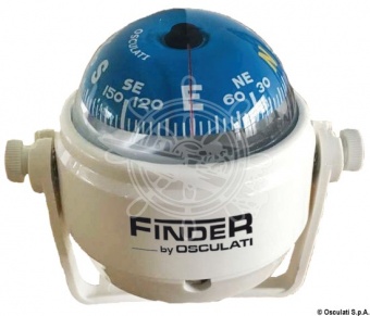 Osculati 25.170.02 - Компас Finder 2" (50) на кронштейне синий-белый