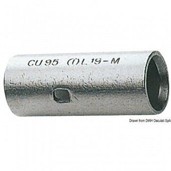 Osculati 14.036.70 - Силовая соединительная муфта из луженой меди 70 мм² 45.5 мм