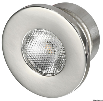 Osculati 13.429.75 - Встраиваемый LED светильник подсветки 12/24В 0.5Вт 24Лм белый свет фронтальный пучок