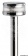 Osculati 11.039.61 -Световая мачта с огнем Evoled 360° - Выдвижная модель с нержавеющим основанием для настенного монтажа 100 см 