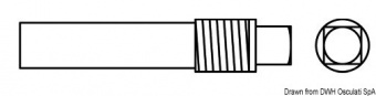 Osculati 43.548.00 - Цинковый анод с резьбой 1/2 "16x52 мм 
