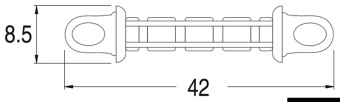 Osculati 01.207.01 - Швартовочные амортизаторы DOUGLAS MARINE Master Mooring Junior 160 кг
