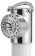 Osculati 15.243.81 - Палубный душ New Edge с кнопочной лейкой MIZAR стальным шлангом 4 м и стальной крышкой