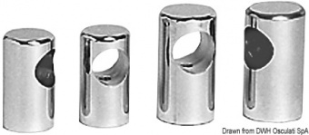 Osculati 41.500.25 - Цельнолитые законцовки для поручней из нежавеющей стали, Ø 25 мм - концевые 