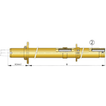 Vetus BR350 - Третий резиновый подшипник для дейдвудной трубы 50 мм