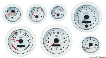 Osculati 27.574.04 - Термометр для масла 150° C - 300° F, 12В, Черный 