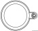 Osculati 17.342.05 - Латунная шайба с креплением для провода массы, для штуцеров 1 " 1/4
