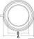 Osculati 13.543.01 - Накладной галогенной светильник японского типа 12В 15Вт 138мм отделка из нержавеющей стали