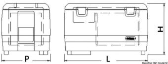 Osculati 50.831.07 - Переносной холодильник с верхней загрузкой Travel box TB51 AC/DC