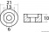 Osculati 43.261.00 - Цинковый анод-шайба для Suzuki 4/300 HP outboard 