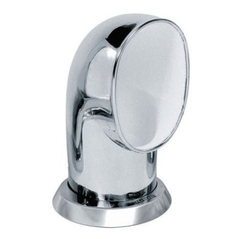 Vetus TOM316WR Cowl ventilator Ø 100 mm ID, type Tom, Stainless Steel AISI 316, with white interior (incl. ring and nut)