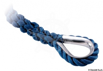 Osculati 06.443.48 - Сплесненный швартовочный конец высокой прочности Синий 28 мм x 15 м 