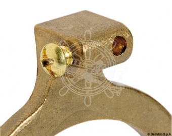 Osculati 17.424.05 - Штуцер слива в море с плоской кромкой и оливой под шланг 1"1/2x45 