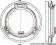 Osculati 19.431.25 - Круглый иллюминатор LEWMAR из стали AISI 316 250 мм 