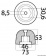 Анод запасной кормовых/носовых подруливающих устройств Side-Power (Sleipner) - 501180