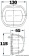 Osculati 11.411.22 - Бортовой огонь Sphera Design Maxi 20 зелёный 112,5° 24 В 15 Вт 130 x 65 x 115 мм в чёрном корпусе