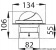 Osculati 25.014.97 - Компактный компас серии IDRA для скоростных судов, На кронштейне, Синий-белый 