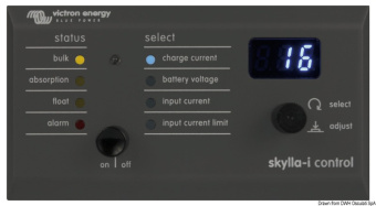Osculati 14.270.38 - Victron Skylla-I Control Panel Панель управления