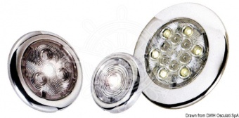 Osculati 13.634.01 - Светодиодный светильник ATTWOOD дежурного освещения, 12В 3Вт (1 компл. по 1 шт.)