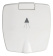 Osculati 15.243.61 - Палубный душ New Edge с кнопочной лейкой MIZAR нейлоновым шлангом 4 м и белой крышкой