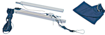 Osculati 42.360.00 - Грузовая стрела поворотная складная из алюминия 135 см, рабочая нагрузка 45 кг 