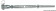 Osculati 07.194.06 - Талреп с закрытым корпусом с нержавеющим наконечником для обжима на тросе 6 мм 