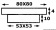 Osculati 13.880.01 - Точечный светильник BATSYSTEM Square 80 врезного монтажа, АБС-пластик белый (1 компл. по 1 шт.)