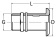 Osculati 17.321.60 - Полнорезьбовой штуцер слива в море из хромированной латуни 3/8" 