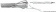 Osculati 24.306.03 - Защитный чехол из пенополиуретана белый для лееров с покрытием 150 см 