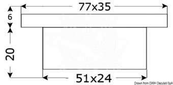 Osculati 13.178.02 - Дежурный светильник из поликарбоната с панелью из нержавеющей стали, опаловая линза, использует 4 долговечных светодиода (1 компл. по 1 шт.)