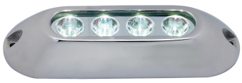 Osculati 13.280.98 - Светильник подводный светодиодный 12/24В 3Вт 150Лм синий свет корпус из нержавеющей стали