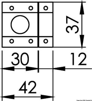 Задвижка 37x42 мм