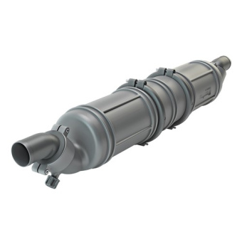 Vetus NLP345 Rotatable waterlock/muffler type NLP345, (5 L), with rotating inlet and outlet for Ø 45 mm hose