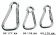 Osculati 09.178.08 - Карабины из нержавеющей стали с проушиной с большим зевом 14 мм 