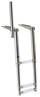 Osculati 49.551.23 - 3-х ступенчатая лестница с ручкой 240 мм 
