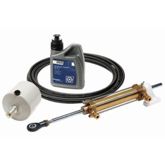 Vetus MTC30KIT Hydraulic steering kit including cylinder (MTC30), pump (HTP2008), nylon tubing (15 ms), fittings and oil