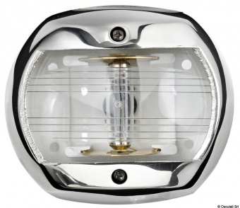 Osculati 11.447.04 - Кормовой огонь Sphera Design Classic 20 LED белый 135° 12 В 0,8 Вт 90 x 79 x 50 мм в корпусе из нержавеющей стали для судов до 20 м